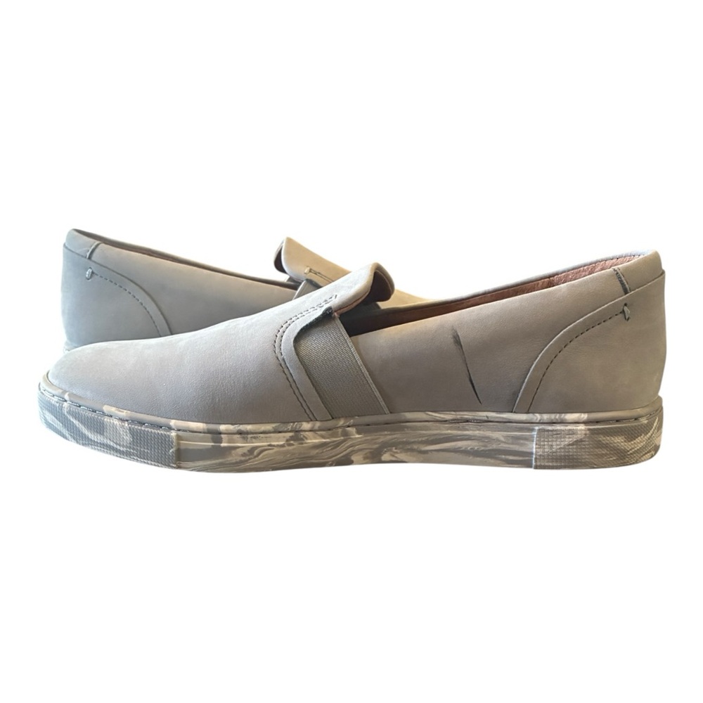 Frye Ivy Leather Slip-On Sneakers - Marbled Ice (Size 8.5) - Picture 3 of 12